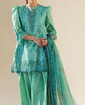 Sobia Nazir Sea Green Lawn Suit- Pakistani Lawn Dress