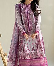 Sobia Nazir Lilac Lawn Suit- Pakistani Designer Lawn Suits