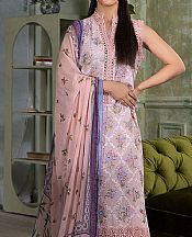 Sobia Nazir Dusty Pink Lawn Suit- Pakistani Designer Lawn Suits