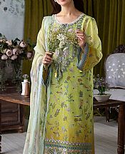 Sobia Nazir Lime Lawn Suit- Pakistani Lawn Dress