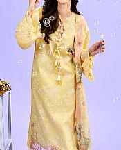 Yellow Gold Lawn Suit