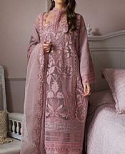 Sobia Nazir Light Mauve Lawn Suit- Pakistani Designer Lawn Suits