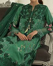 Sobia Nazir Green Pea Lawn Suit- Pakistani Lawn Dress