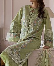 Sobia Nazir Sage Green Lawn Suit- Pakistani Lawn Dress