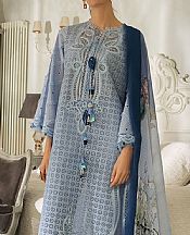 Sobia Nazir Regent Grey Lawn Suit- Pakistani Designer Lawn Suits