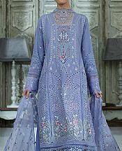 Sobia Nazir Faded Blue Lawn Suit- Pakistani Designer Lawn Suits