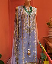 Sobia Nazir Cadet Blue Lawn Suit- Pakistani Lawn Dress