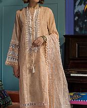 Sobia Nazir Tan Lawn Suit- Pakistani Designer Lawn Suits