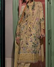 Sobia Nazir Ivory Lawn Suit- Pakistani Designer Lawn Suits