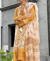 Ivory/Orange Karandi Suit