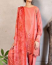 Light Salmon Pink Karandi Suit