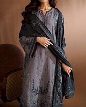 Sobia Nazir Grey Khaddar Suit- Pakistani Winter Clothing