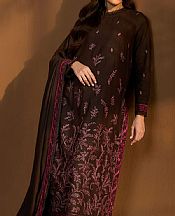 Sobia Nazir Brown Khaddar Suit- Pakistani Winter Dress