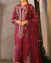 Sobia Nazir Deep Carmine Lawn Suit- Pakistani Lawn Dress