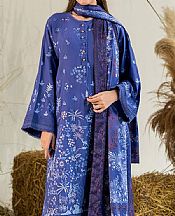 Sobia Nazir Blueberry Karandi Suit- Pakistani Winter Dress