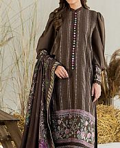 Sobia Nazir Pastel Brown Karandi Suit- Pakistani Winter Dress