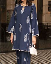 So Kamal Navy Lawn Suit (2 Pcs)- Pakistani Lawn Dress