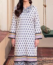 So Kamal Off-white Lawn Suit (2 Pcs)- Pakistani Lawn Dress