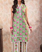 So Kamal Emerald Green Lawn Suit (2 Pcs)- Pakistani Lawn Dress