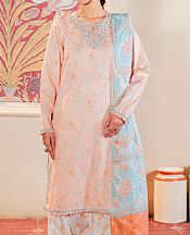 So Kamal Peach Lawn Suit- Pakistani Lawn Dress