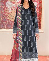 So Kamal Black Lawn Suit- Pakistani Designer Lawn Suits