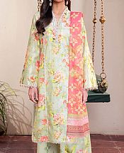 So Kamal Light Green Lawn Suit- Pakistani Lawn Dress