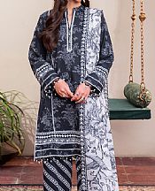 So Kamal Black Lawn Suit- Pakistani Designer Lawn Suits