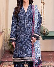 So Kamal Navy Blue Lawn Suit- Pakistani Lawn Dress