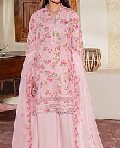 So Kamal Pastel Pink Lawn Suit- Pakistani Designer Lawn Suits