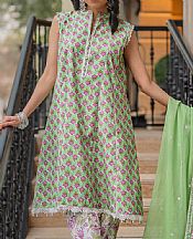 So Kamal Green Lawn Suit- Pakistani Lawn Dress