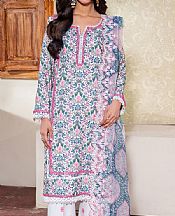 So Kamal White/Teal Lawn Suit- Pakistani Lawn Dress