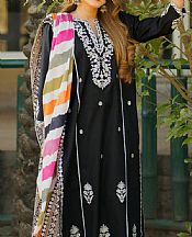 So Kamal Black Lawn Suit- Pakistani Designer Lawn Suits