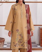 Beige Lawn Suit (2 Pcs)