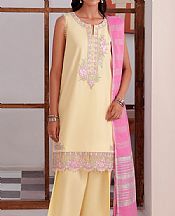 Cream Lawn Suit