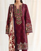 So Kamal Egg Plant Khaddar Suit- Pakistani Winter Clothing