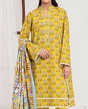 So Kamal Yellow Khaddar Suit- Pakistani Winter Dress
