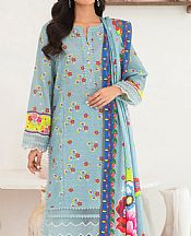 So Kamal Sky Blue Khaddar Suit- Pakistani Winter Clothing