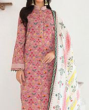 So Kamal Tea Pink Khaddar Suit- Pakistani Winter Dress