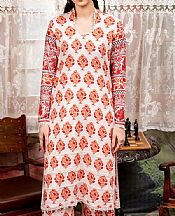 So Kamal White Linen Suit (2 Pcs)- Pakistani Winter Dress