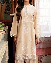 So Kamal Ivory Khaddar Suit (2 Pcs)- Pakistani Winter Dress