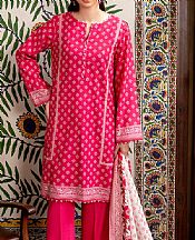 So Kamal Hot Pink Khaddar Suit- Pakistani Winter Clothing