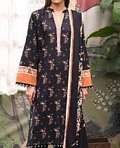 So Kamal Black Khaddar Suit- Pakistani Winter Dress