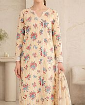 Cream Lawn Suit
