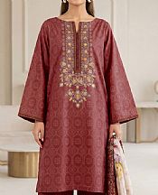Wine Lawn Suit