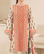 Peach/Ivory Lawn Suit