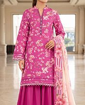 Hot Pink Lawn Suit