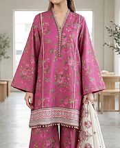 Dark Pink Lawn Suit