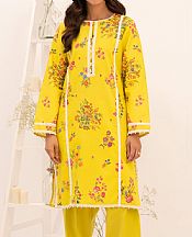 So Kamal Yellow Lawn Suit (2 pcs)- Pakistani Lawn Dress