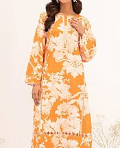 So Kamal Mustard/Ivory Lawn Suit (2 pcs)- Pakistani Lawn Dress