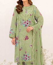 So Kamal Olive Lawn Suit- Pakistani Lawn Dress